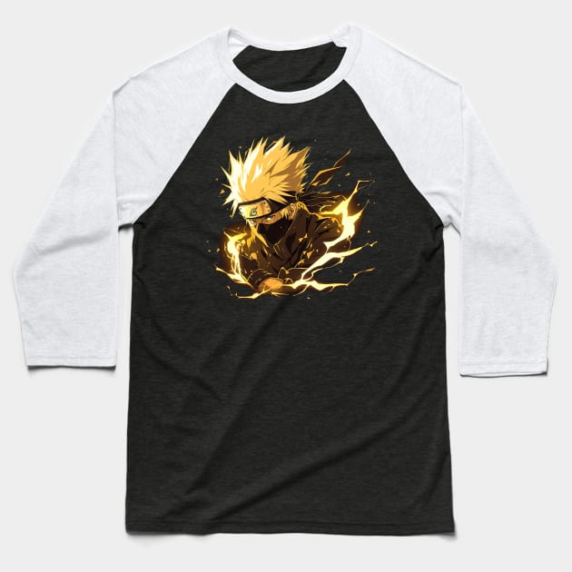 kakashi Baseball T-Shirt by fancy ghost